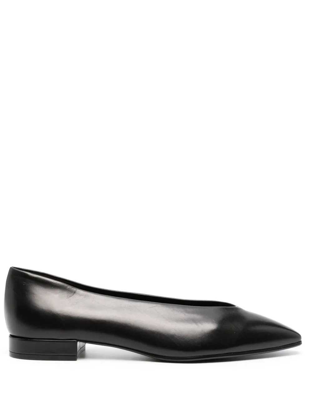 Rebecca leather ballerina shoes | Farfetch Global