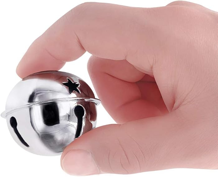 CLLOOTVE 2-Inch/ 50MM Large Metal Craft Bells for Holiday Home, Christmas Festival, Gifts, Party ... | Amazon (US)