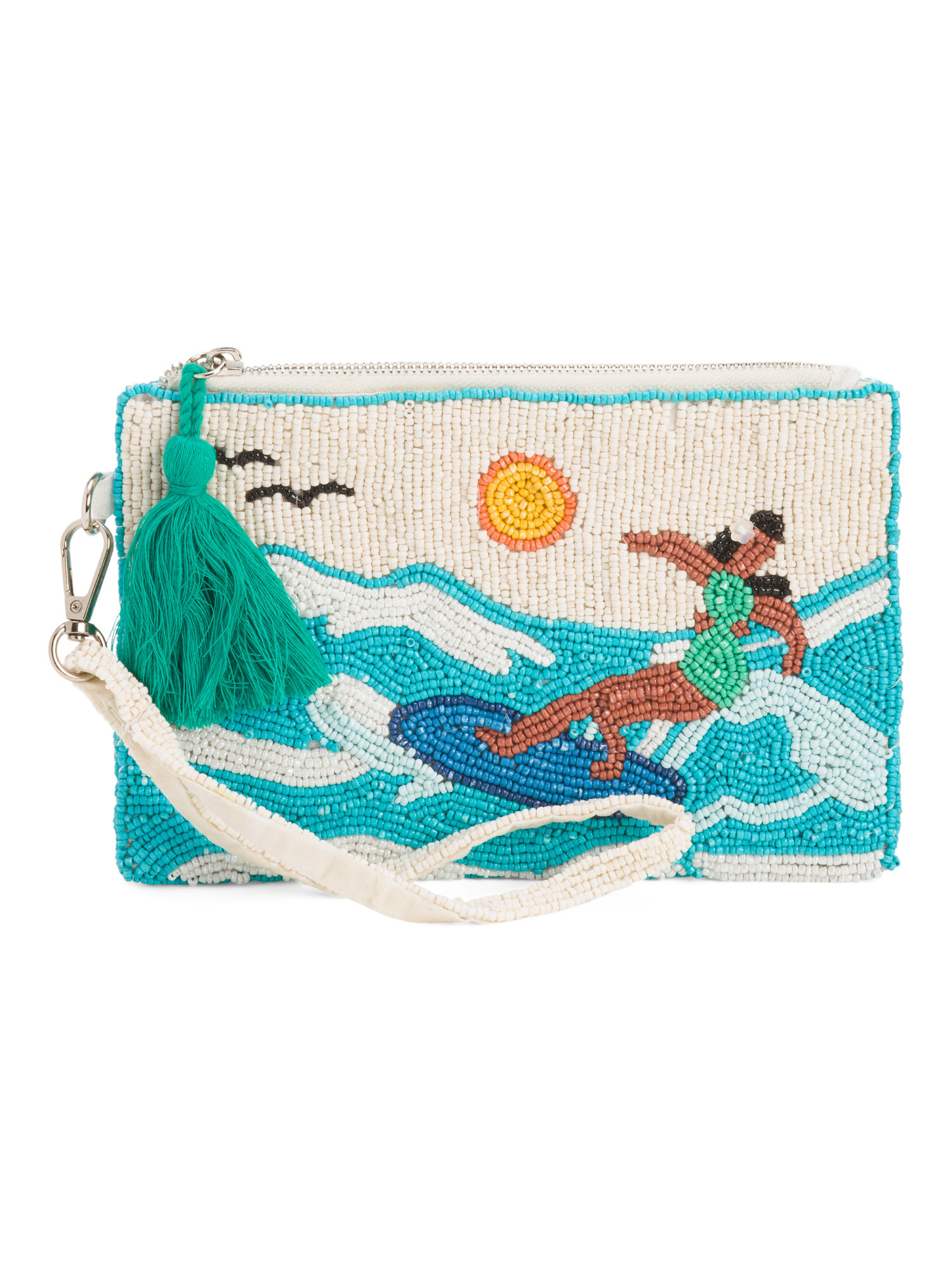 Handmade Beaded Surfer Convertible Wristlet Pouch | Handbags | Marshalls | Marshalls