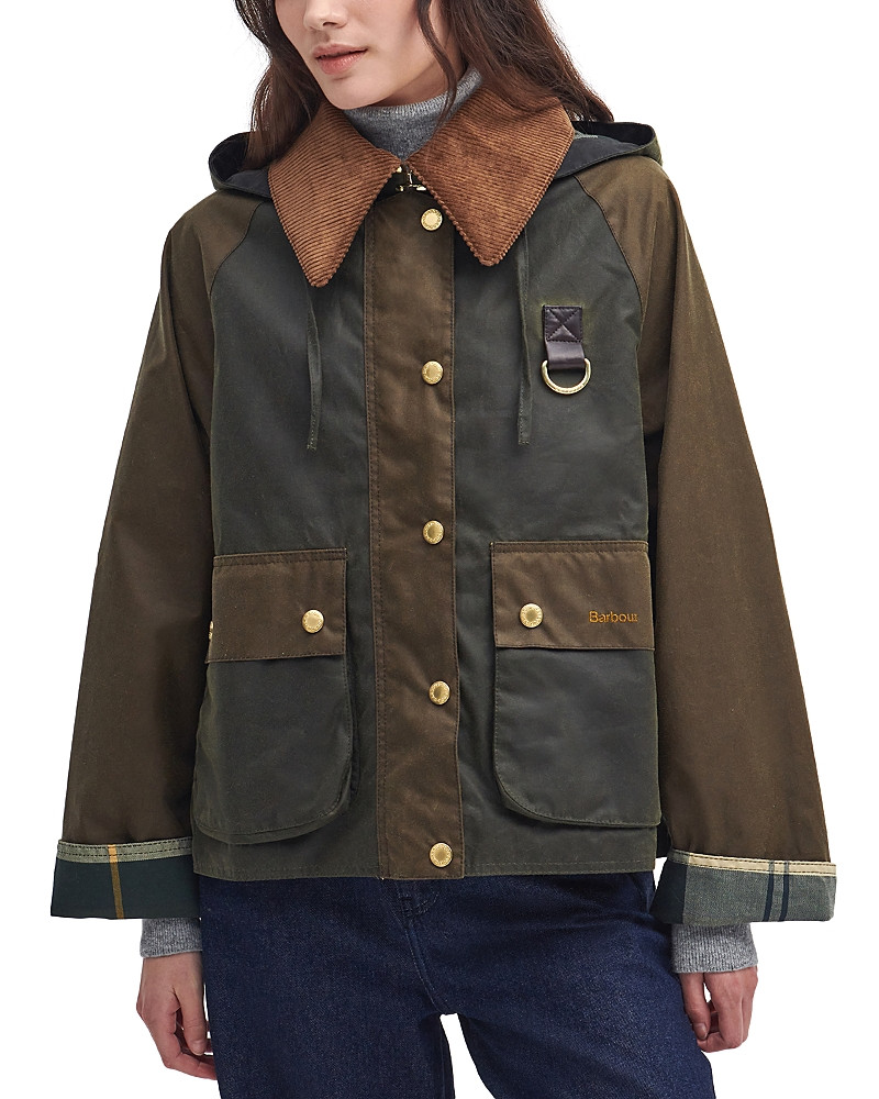 Barbour Reighton Wax Collar Hooded Jacket | Bloomingdale's (US)