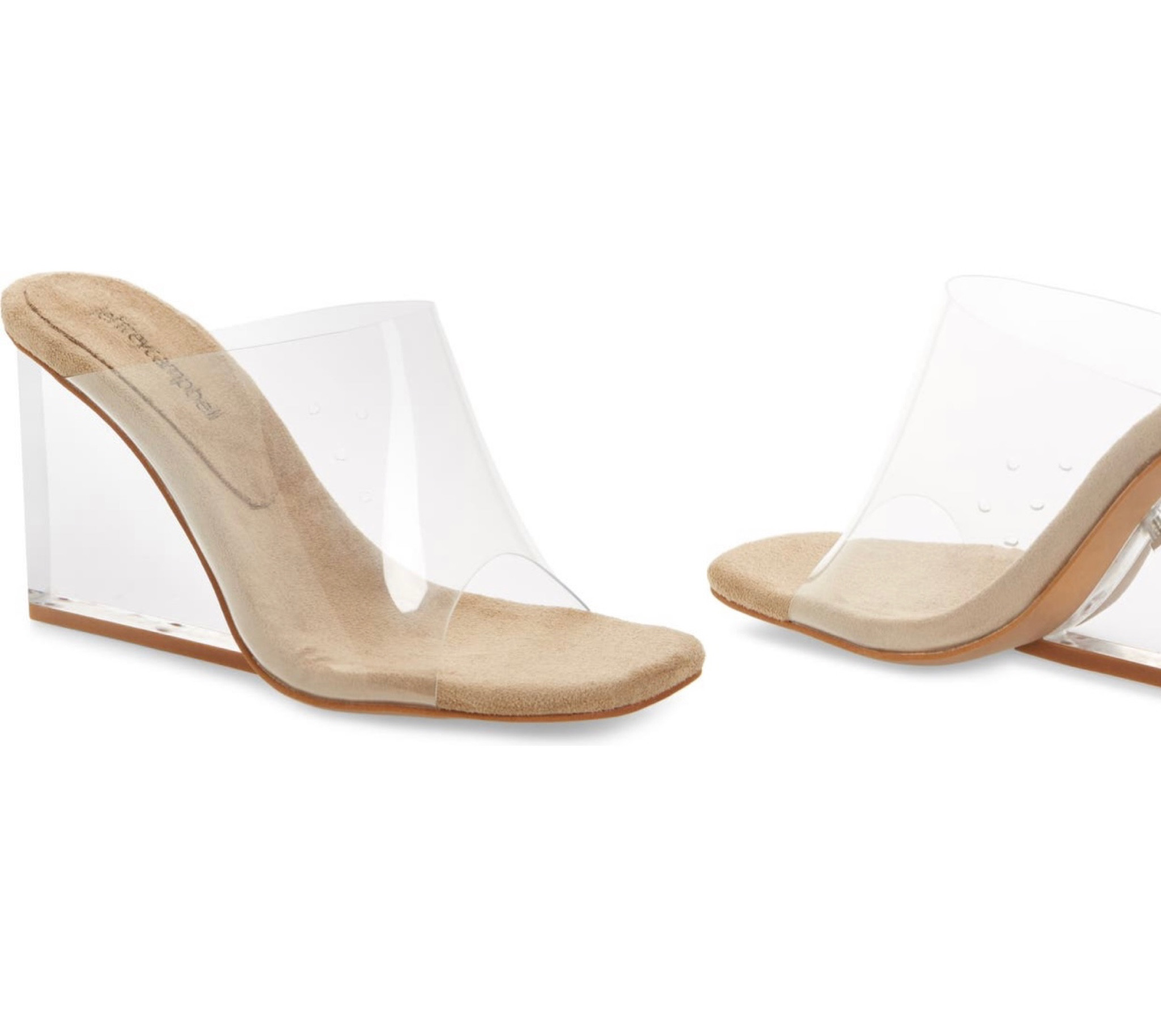 These are the cutest clear wedges for summer! They are very comfy, order a size up for these! #summerheels #clearwedges #wedge

#LTKunder50 #LTKshoecrush #LTKstyletip