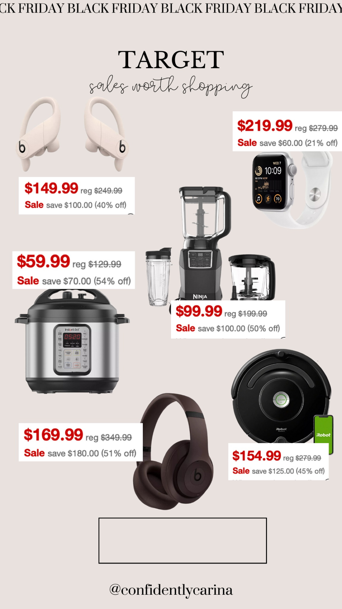 Black Friday sales worth shopping at Target! 

Cyber Week, Sale alert, gift ideas, Christmas gifts, Christmas gift ideas 

#LTKCyberWeek #LTKGiftGuide #LTKHoliday