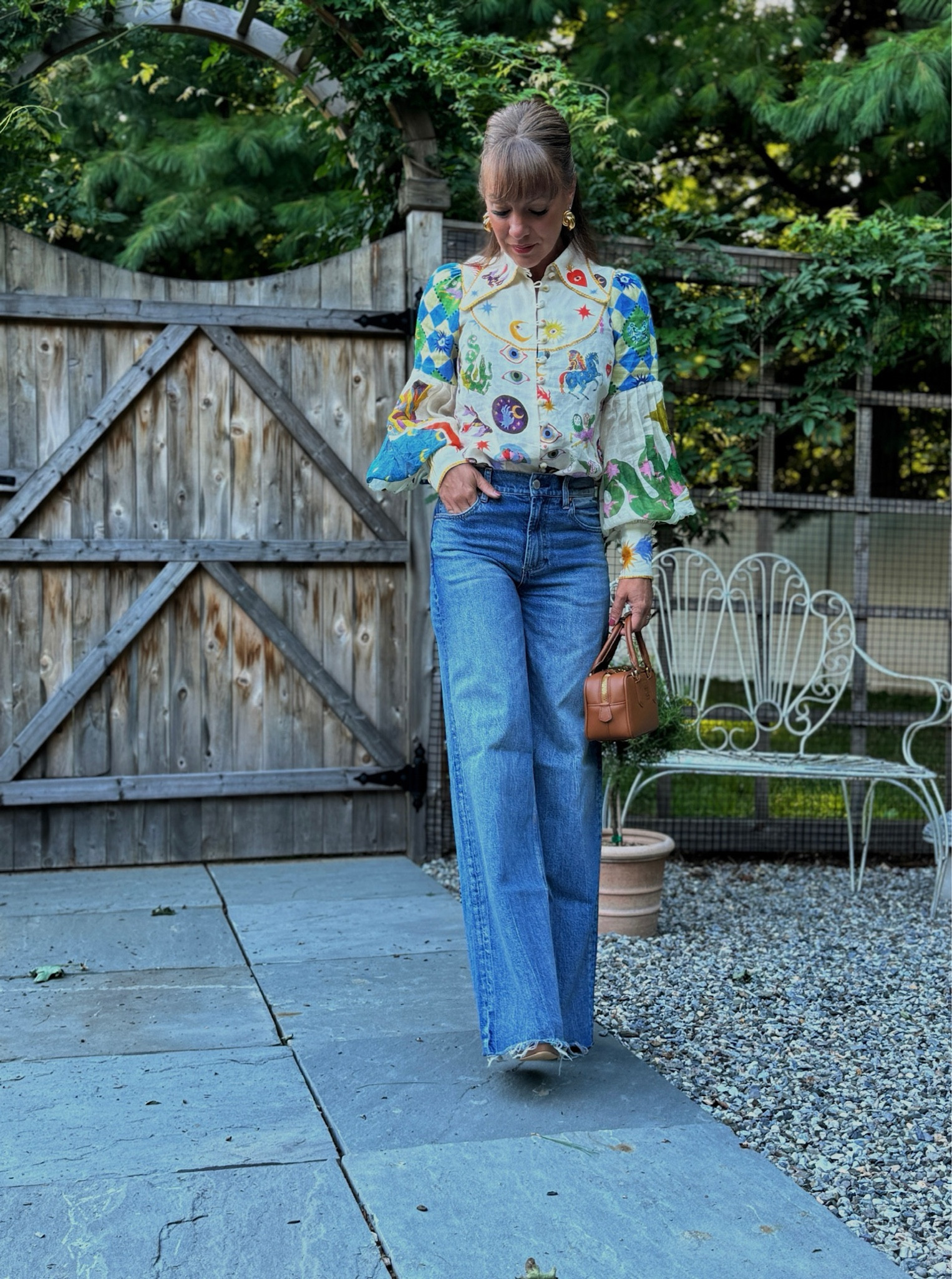 Fall trends | embroidered tops | bubble sleeve tops for fall | fall jeans

#LTKStyleTip #LTKSeasonal