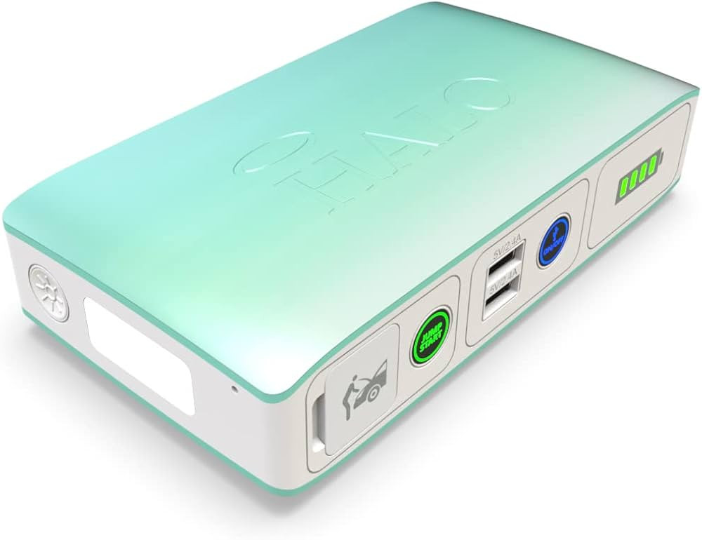 HALO Bolt Compact Portable Car Jump Starter - Car Battery Jump Starter with 2 USB Ports to Charge... | Amazon (US)