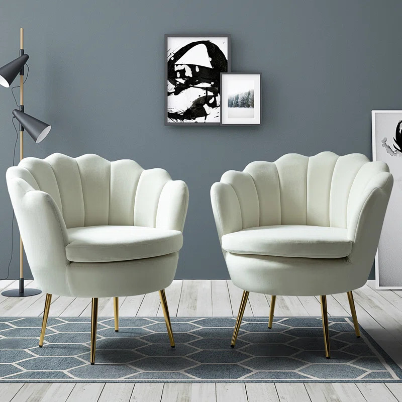 Hendrix 30'' Wide Velvet Barrel Chair | Wayfair North America