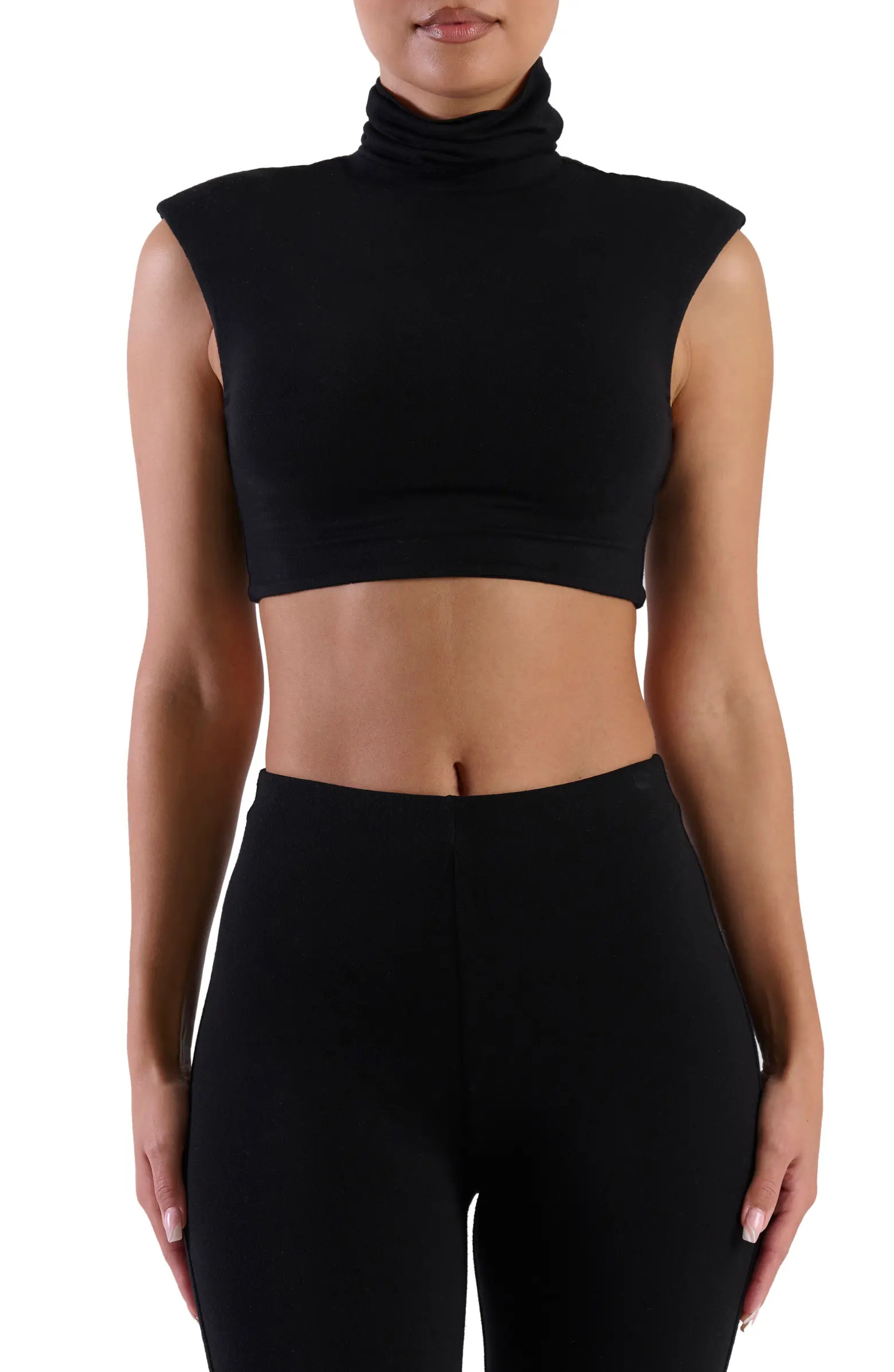 Turtleneck Crop Tank | Nordstrom