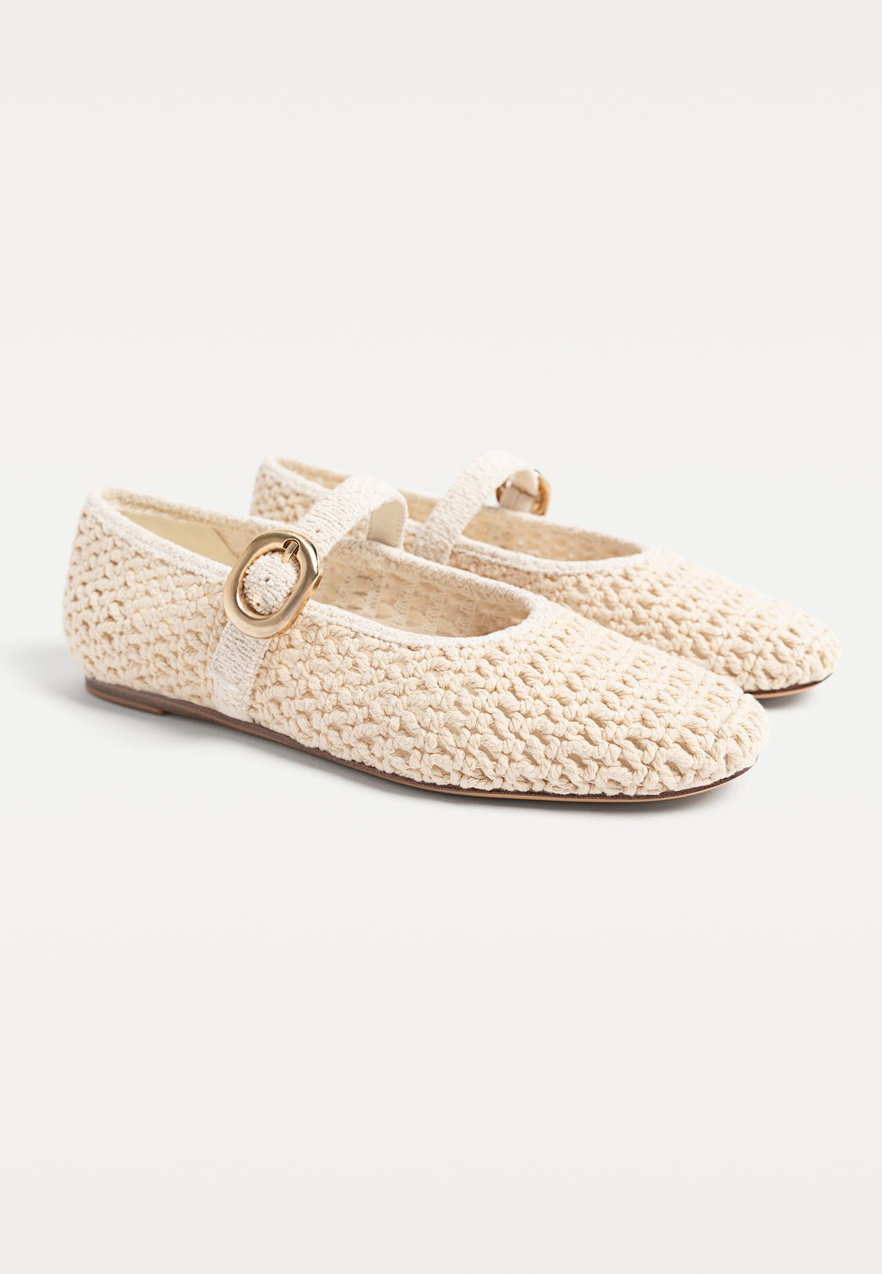 Ballerinas aus Häkelspitze | Stradivarius DE