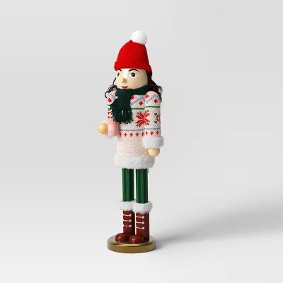 Christmas Female Wood Nutcracker - Threshold™ | Target
