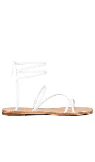 Tied up Sandal in White | Revolve Clothing (Global)
