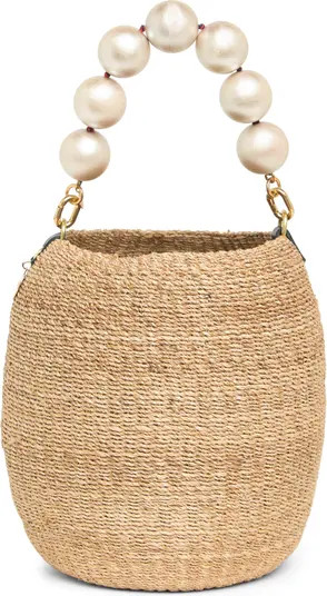 Pot de Miel Top Handle Straw Basket Bag | Nordstrom