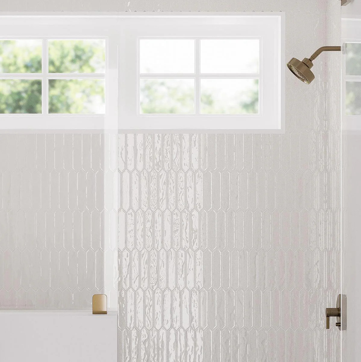 Picchetto Pearl Gloss Ceramic Picket Tile | Tile Club