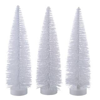 10" White Bottle Brush Tree Set by Ashland® | Michaels | Michaels Stores