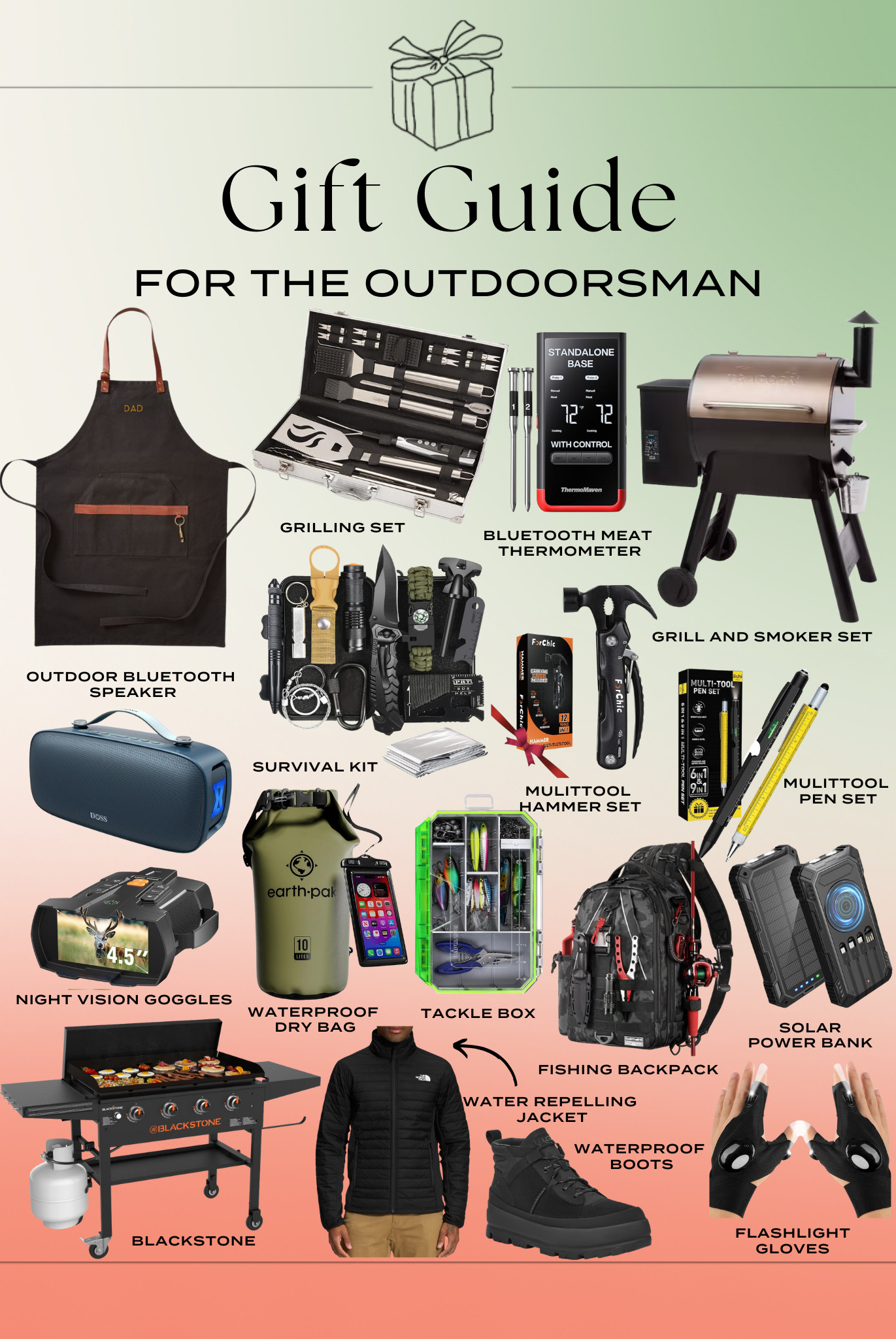 Whether he’s camping, fishing, or firing up the grill — this gift guide has everything the outdoorsman needs this Christmas! 🎁 

 

#LTKGiftGuide #LTKStyleTip #LTKMens