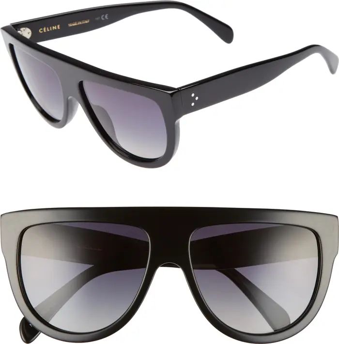 The Celine 58mm Flat Top Sunglasses | Nordstrom