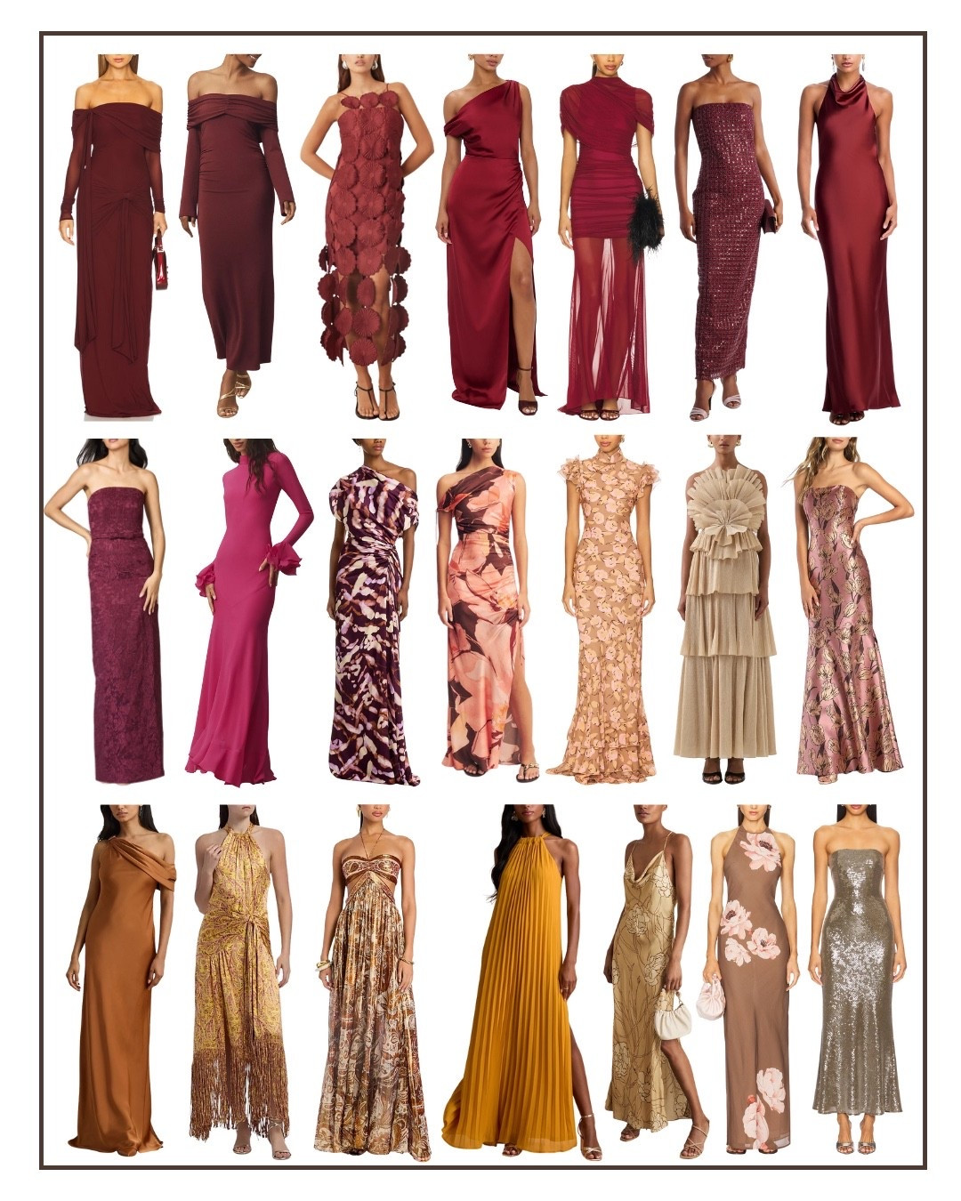 Wedding guest dress 
Fall wedding guest dresses 
Wedding guest dresses 
Red wedding guest dress
Bridesmaid dresses 

#LTKSeasonal #LTKWedding