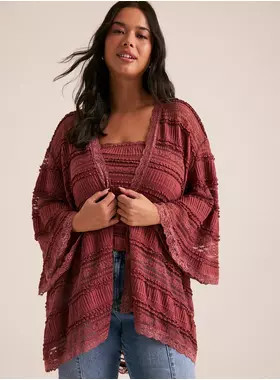 Festi Lace Kimono | Torrid (US & Canada)