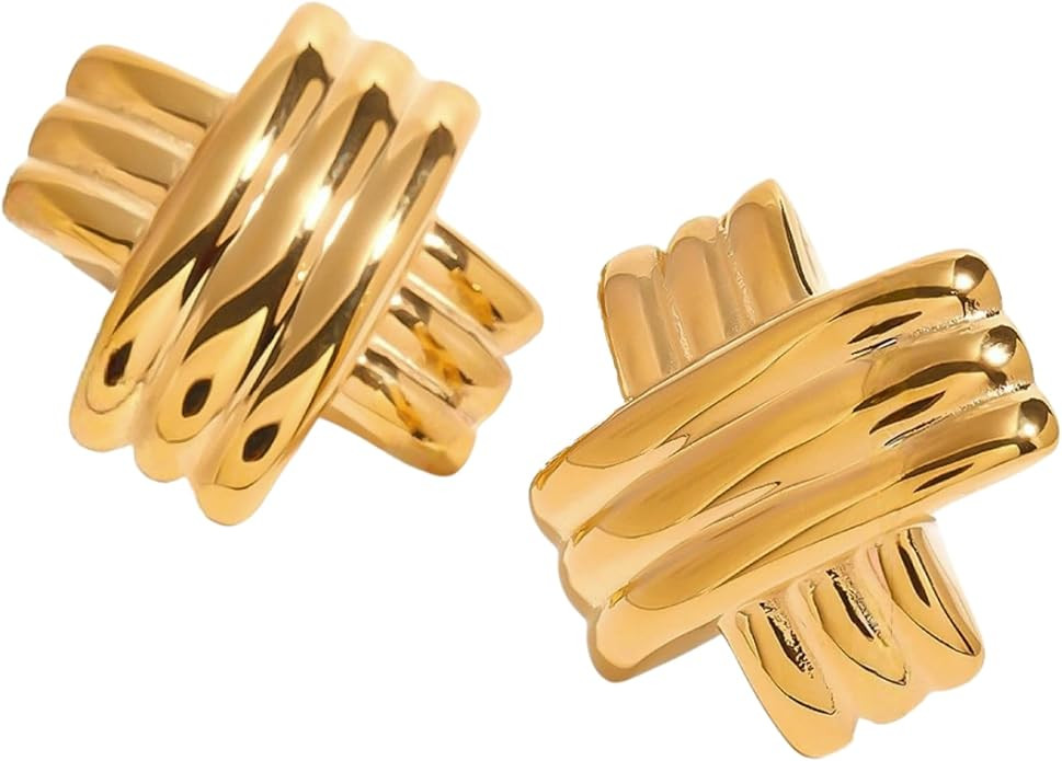Criss-Cross X Statement Earrings | Amazon (US)