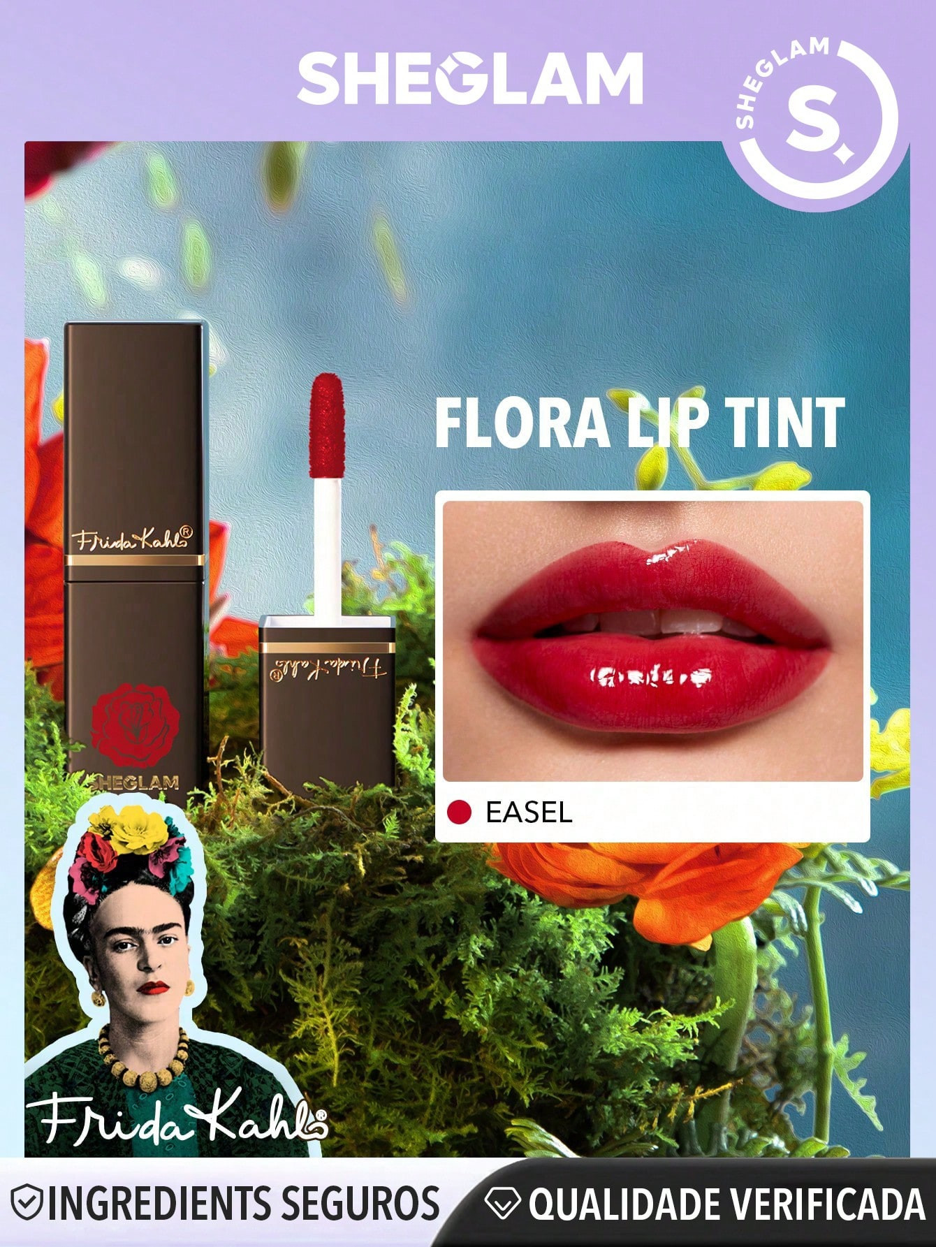 SHEGLAM X Frida Kahlo Flora Lip Tint-Easel | SHEIN