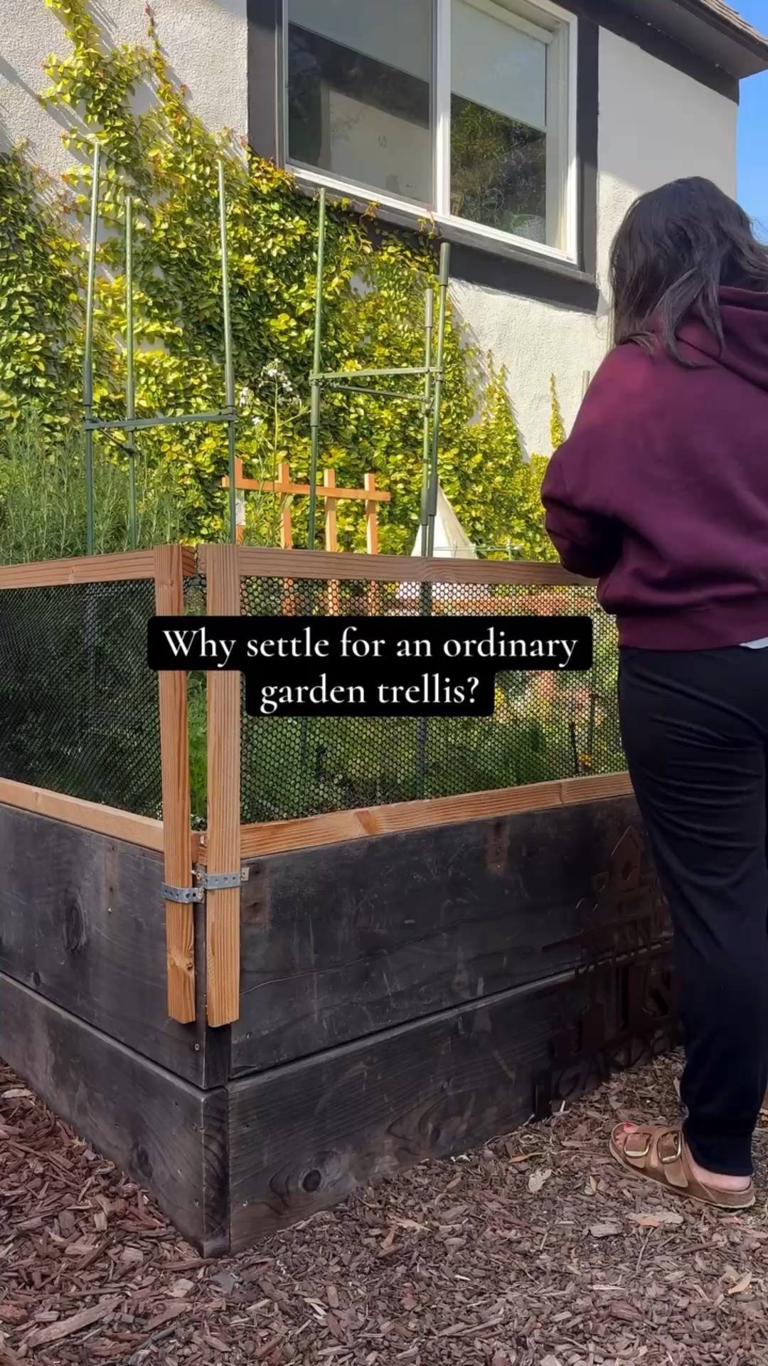 A garden obelisk is not just practical but also adds some cozy charm to your outdoor space. Sometimes it’s these small changes that makes your garden feel more enchanting. 

At 6 feet tall - it’s perfect for your tomatoes, climbing roses, sweet peas, and more. It’s so affordable and a beautiful focal point in your garden.

Save this for your next cozy garden update 🌿

Follow for cozy home decor, beginner gardening, and outdoor living tips