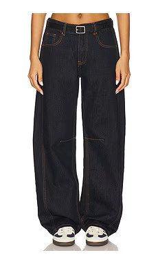 LIONESS Renacida Jeans in Dark Denim from Revolve.com | Revolve Clothing (Global)
