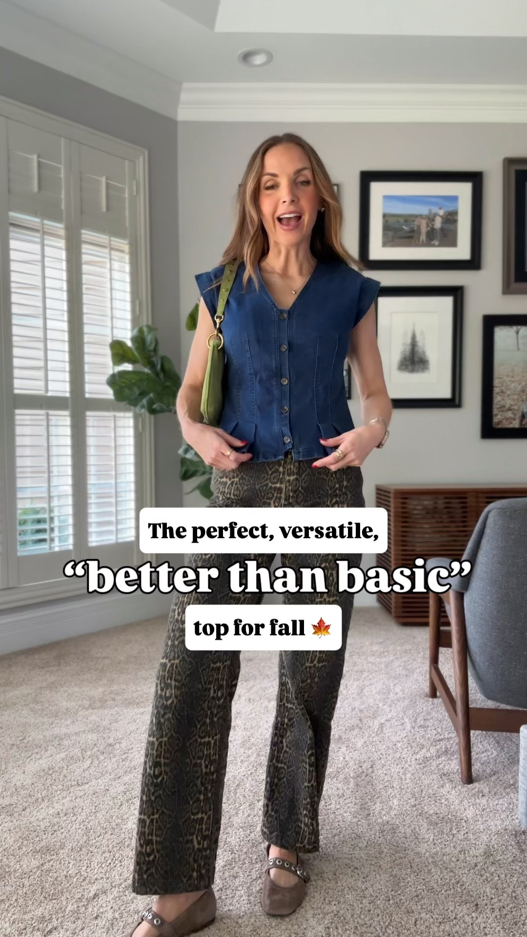 This fall better than basic top is perfect! Affordable, structured, but feminine, and so versatile.  ￼

#LTKootd #LTKdayinmylife #LTKgrwm