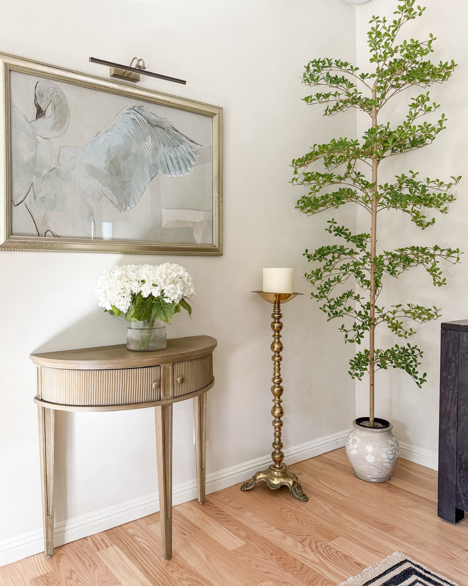 Accent table and decor, and black olive tree!

#LTKFindsUnder100 #LTKHome #LTKFindsUnder50