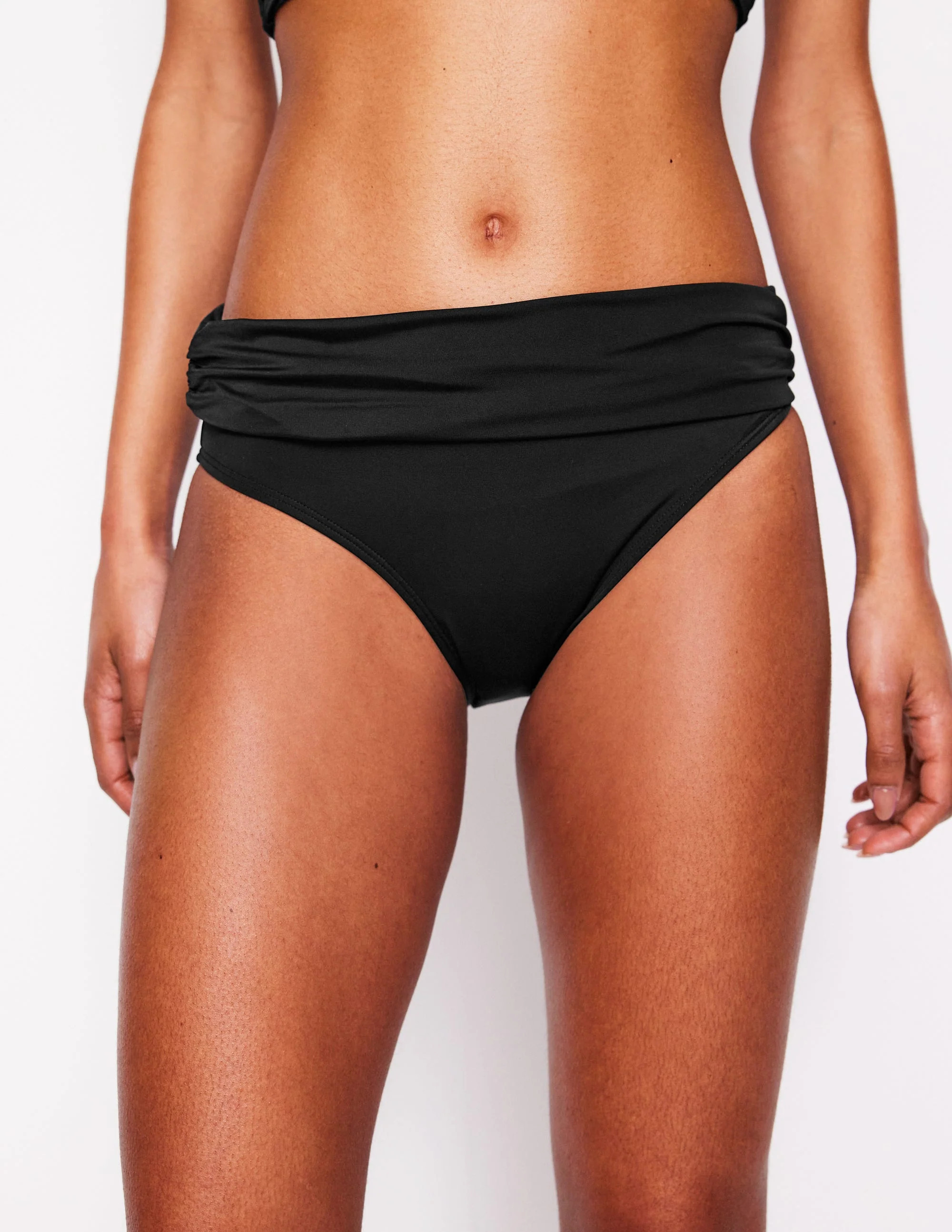 Classic Fold Bikini Bottoms-Black | Boden UK