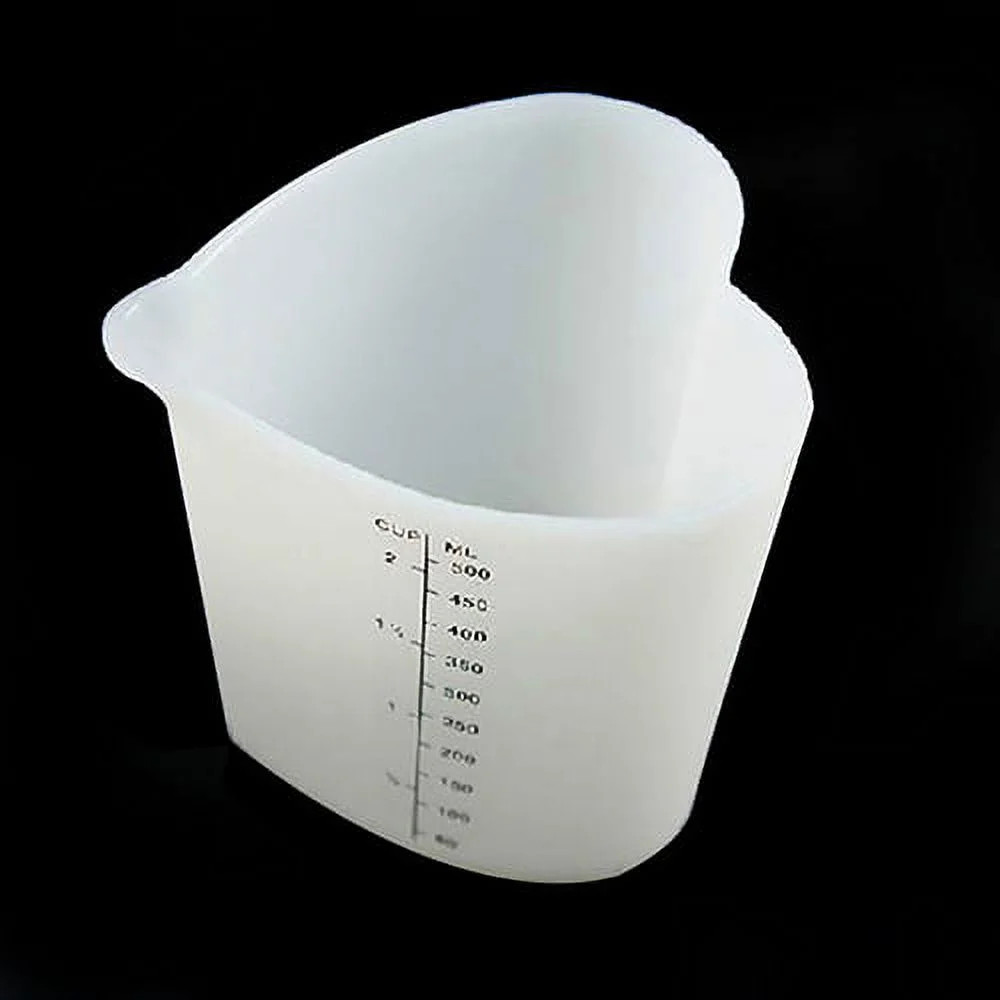 SANWOOD Measuring Cup 500ml Love Heart Stir Pour Measuring Cup Silicone Heatproof Kitchen Baking ... | Walmart (US)