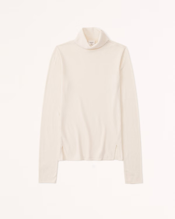 Women's Slinky Turtleneck Sweater | Women's Tops | Abercrombie.com | Abercrombie & Fitch (US)