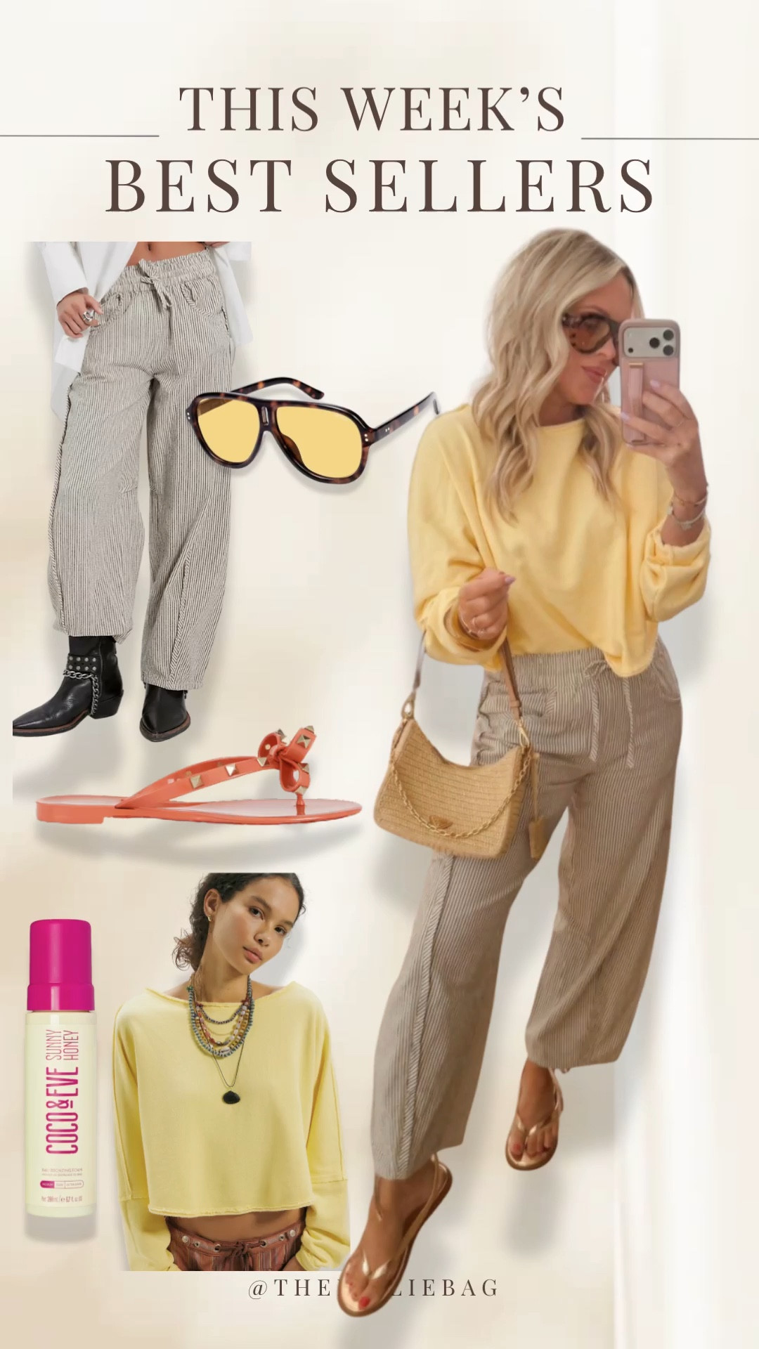 Loving this look sm! Pants are selling quickly but they come in more colors. Wearing all smalls + lots more color options! Cute & comfy! 💛


Yellow. Stripes. Spring casual. 

#LTKootd #LTKgrwm