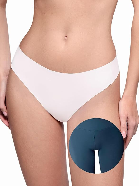 LUCKMEEY Camel Toe Cover Thongs for Women Camel Toe Concealer Panties Seamless G-String Thongs Ca... | Amazon (US)