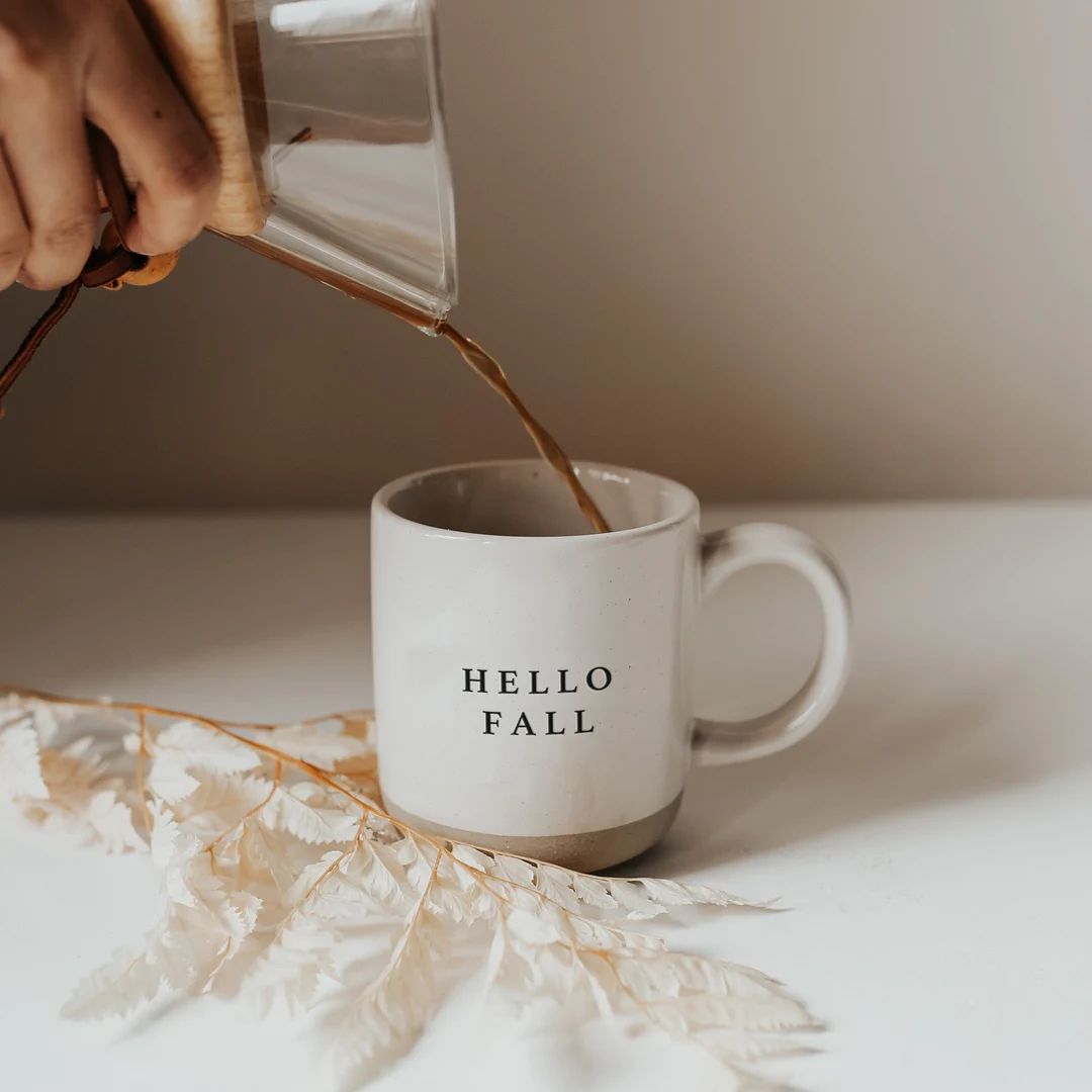Hello Fall Coffee Mug | Fall Coffee Mug | PSL Mug | Fall Coffee Cup | Rustic Mug | Birthday Gift ... | Etsy (US)