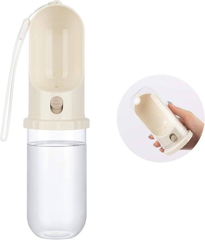 MIU PET Portable Dog Water Bottle, 15 OZ, Dog Travel Water Bottle Dispenser for Walking & Hiking,... | Amazon (US)