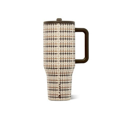 HydroJug 40oz Traveler Houndstooth Straw Tumbler | Target