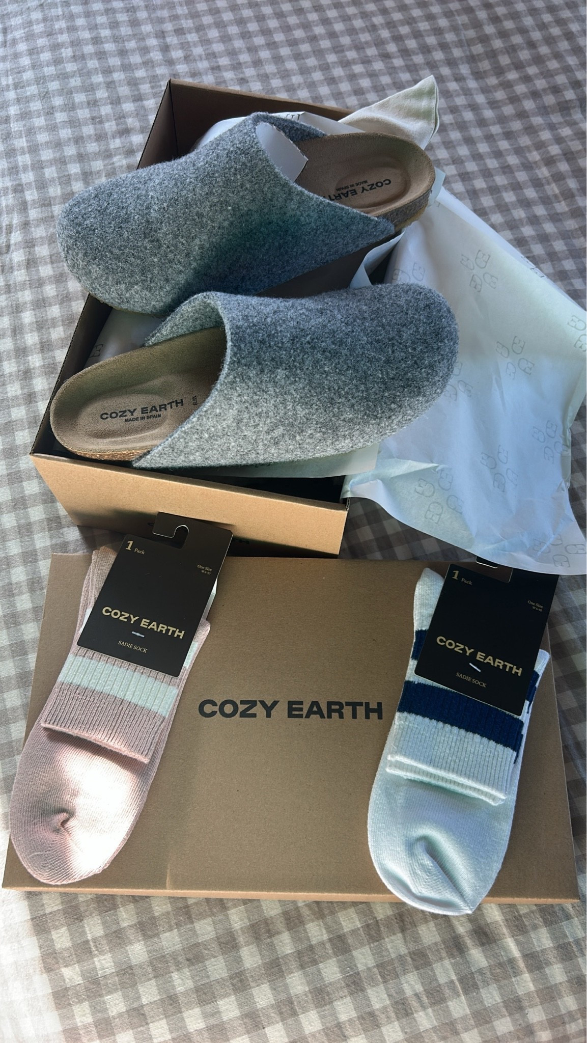 @Cozy Earth house shoes (run a bit big so size down if between) & the cutest socks!

#LTKHome #LTKselfcare #LTKSaleAlert