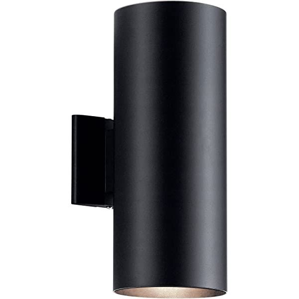 Kichler Lighting 9244BK Two Light Outdoor Wall Mount, Black | Amazon (US)