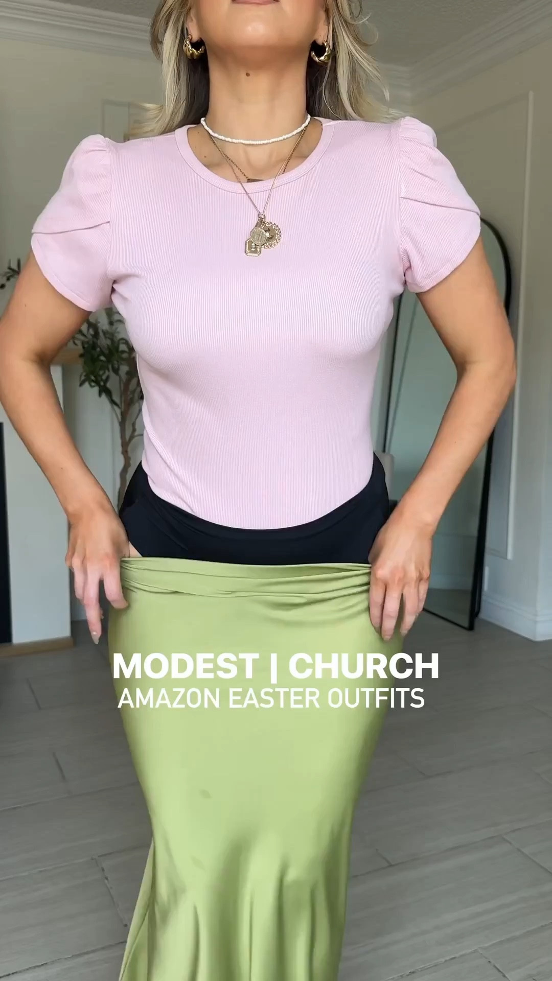 Modest Church Easter Looks from @amazon 

My loves, i'm wearing a small and everything!!!! 

The trousers are in the size small long thin (I'm wearing 3" heels and I'm 5'2) in the color BEIGE

Size 4 in jeans

#LTKootd #LTKgrwm #LTKPetite