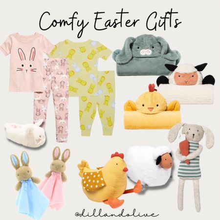 Comfy Easter Gift Ideas for Kids | Easter Blankets | Easter Pillow | Bunny Loveys | Bunny Slippers | Easter Pajamas

#LTKkids #LTKSeasonal #LTKFind