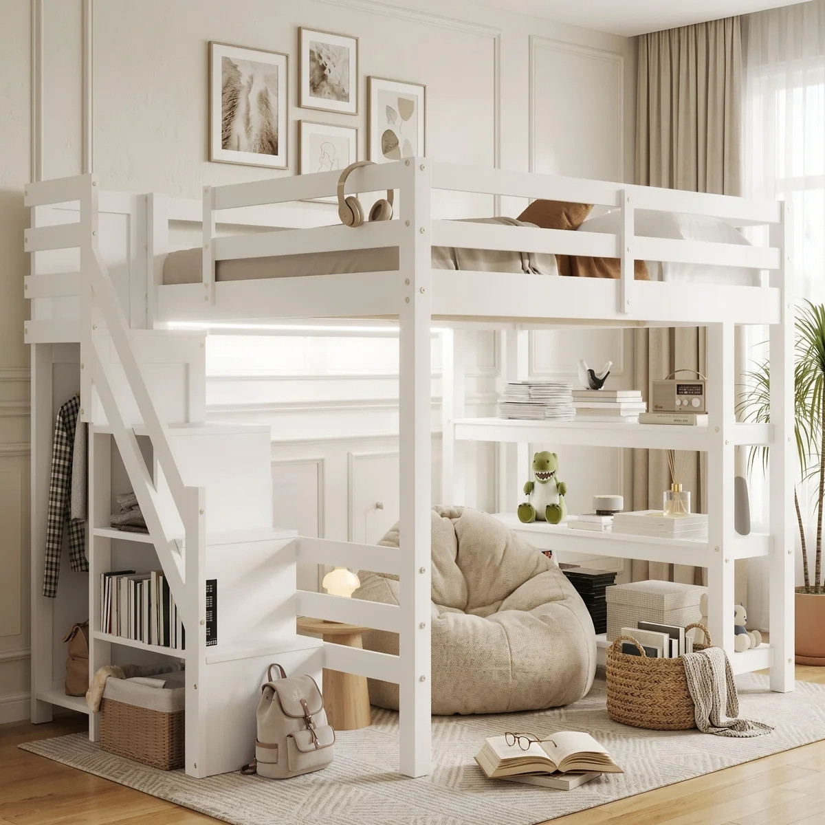 I’m obsessed with furniture that actually makes life easier and THESE kids beds do exactly that 😭✨ Wayfair Black Friday in July is full of smart designs.

Twin over full bunk beds with trundle for space-saving, built-in wardrobe for storage, staircase drawers instead of ladders (safer + cuter), and LED lighting for that cozy finish 🛏️

Cute + practical = everything I want in a kids room 🤍

#SmartHomeFinds #WayfairDeals #KidsRoomDecor #BunkBedGoals #HomeOrganization #MomFinds #KidsFurniture #RoomMakeover #LTKHome #LTKDeals #CozyLiving #ModernDecor #StorageSolutions 

 #LTKSeasonal #LTKSaleAlert #LTKKids