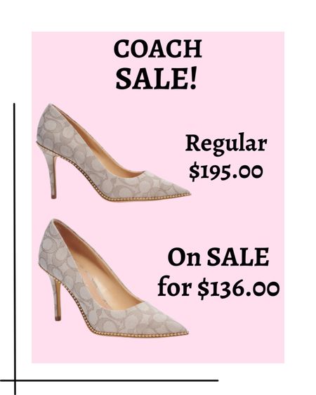 Check out these Coach high heels on sale.

Fashion, outfit, luxury fashion, luxury brands, shoes, heels

#LTKFind #LTKSeasonal #LTKstyletip