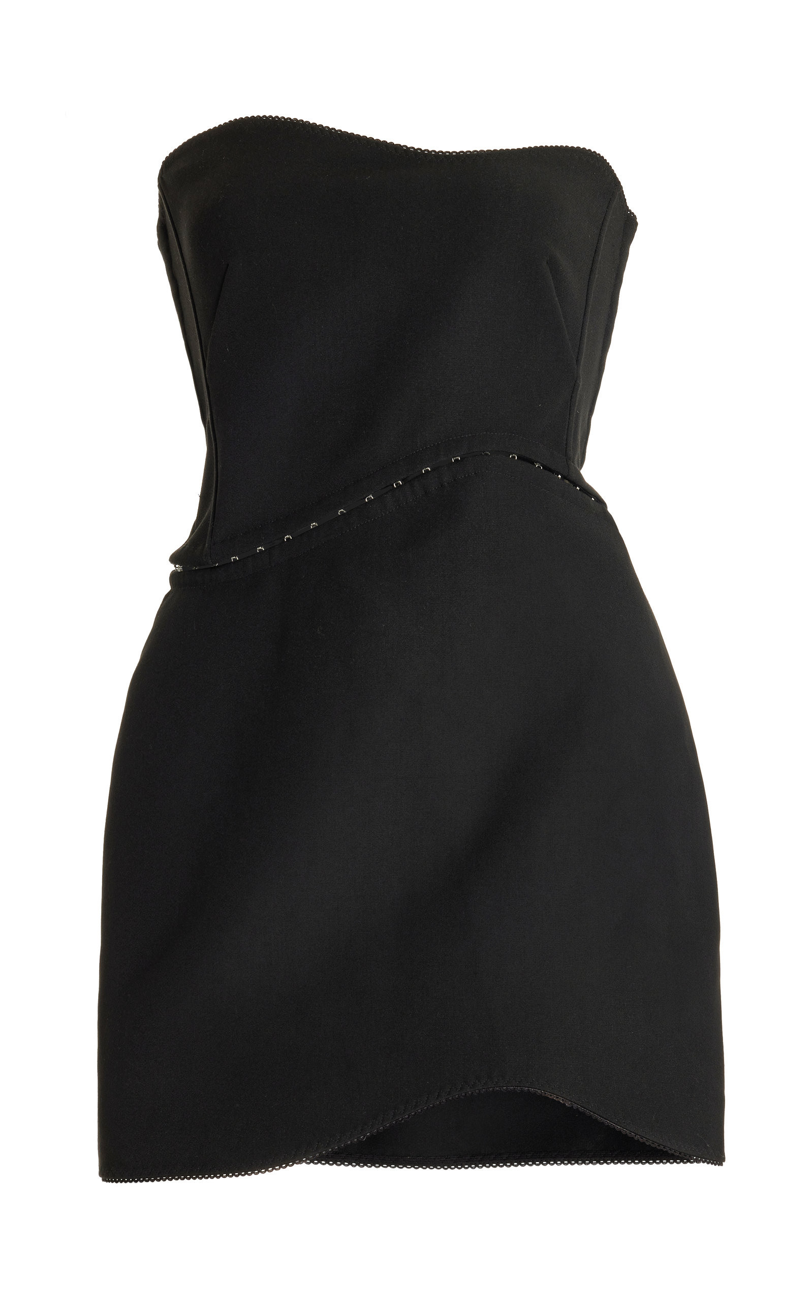 Wave Asymmetric Crepe Mini Dress | Moda Operandi (Global)