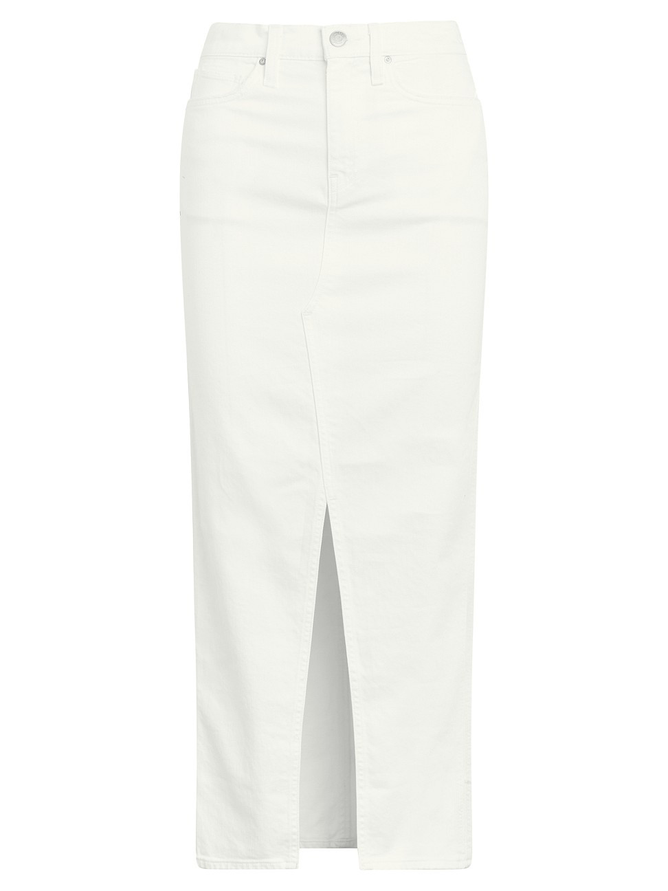 Women's Reconstructed Denim Midi-Skirt - White - Size 31 - White - Size 31 | Saks Fifth Avenue