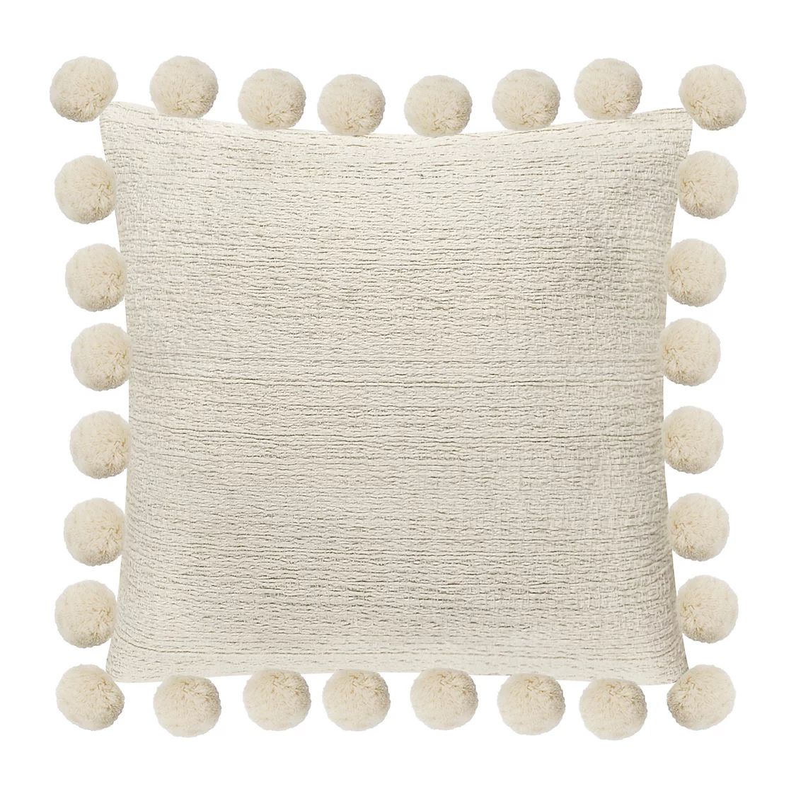 Sonoma Goods For Life® Ultimate White Poms Feather Fill Throw Pillow | Kohl's