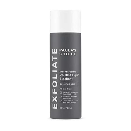 Paulas Choice--SKIN PERFECTING 2% BHA Liquid Salicylic Acid Exfoliant--Facial Exfoliant for Blackhea | Walmart (US)
