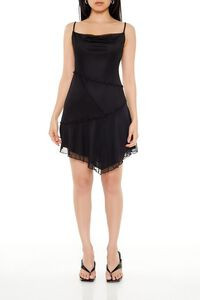 Asymmetrical Cowl Neck Mini Dress | Forever 21