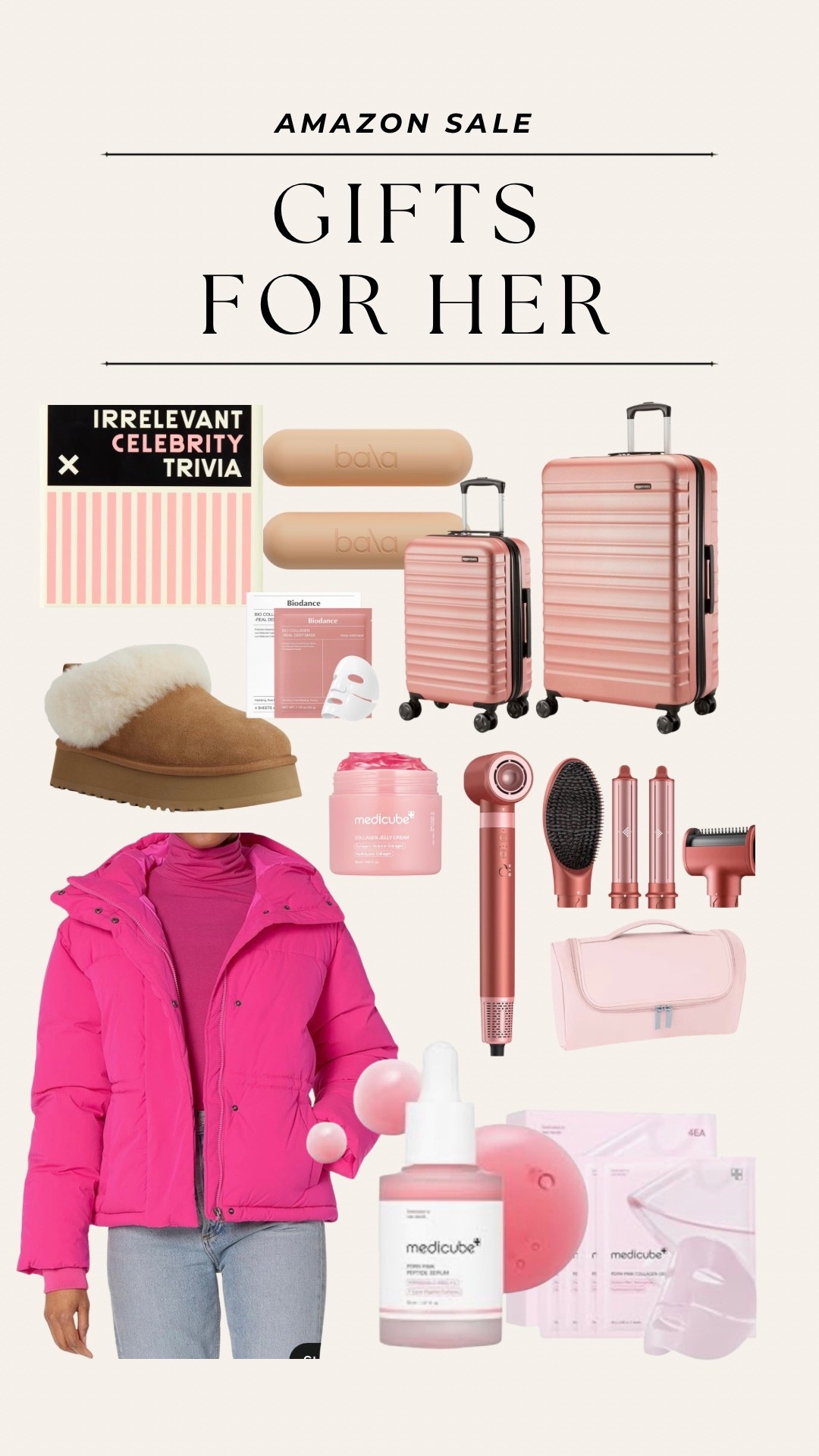 Easy add-to-cart gift ideas for friends, sisters, nieces, mothers and mother-in-laws!

Someone buy me this air styler plz 😃

•
•


#ad #founditonamazon @amazon #WinterFavorites2025 gifts for friends, dirty Santa gift guide, hostess gifts, Amazon gift ideas,  mother in law, sister, hair and beauty accessories, puffer tote bag , luggage, carry on, puffer coats, house shoes, uggs

#LTKHoliday #LTKselfcare #LTKGiftGuide