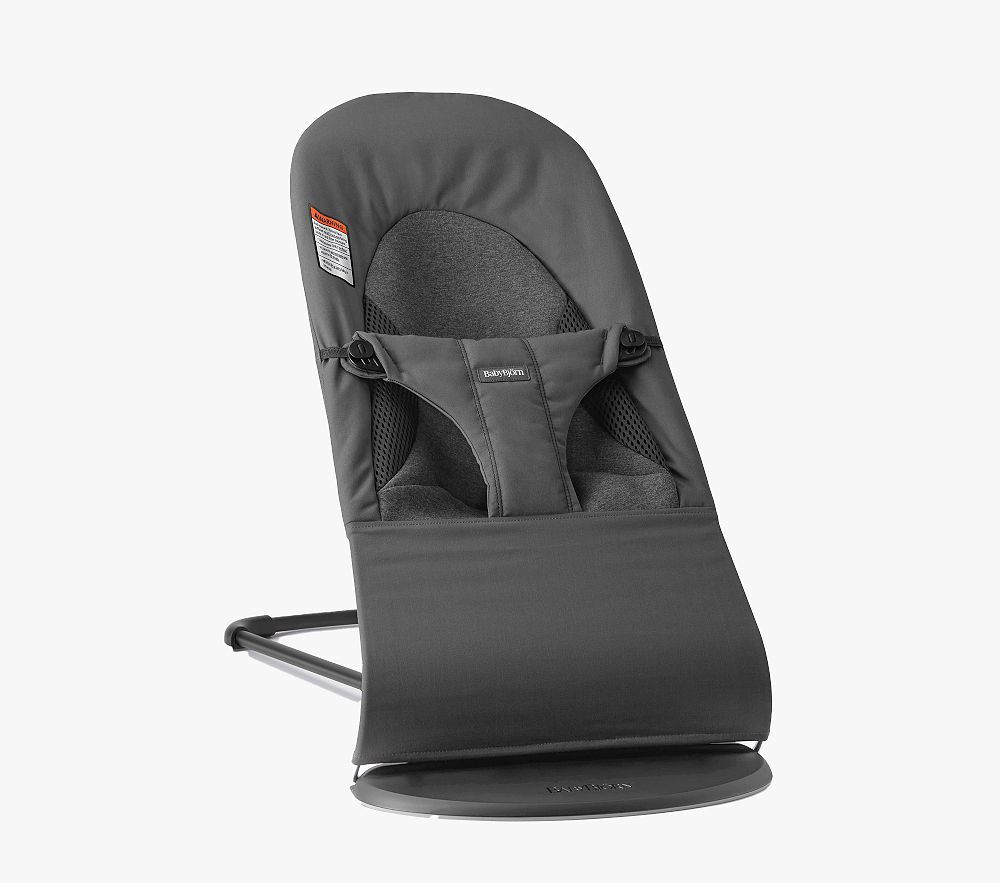 Baby Bjorn Bouncer balance Soft, Woven/Jersey, Tri-Fabric, Dark Gray | Pottery Barn Kids