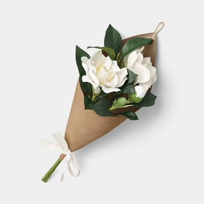 12" Wrapped Gardenia Floral Bundle - Threshold™ | Target
