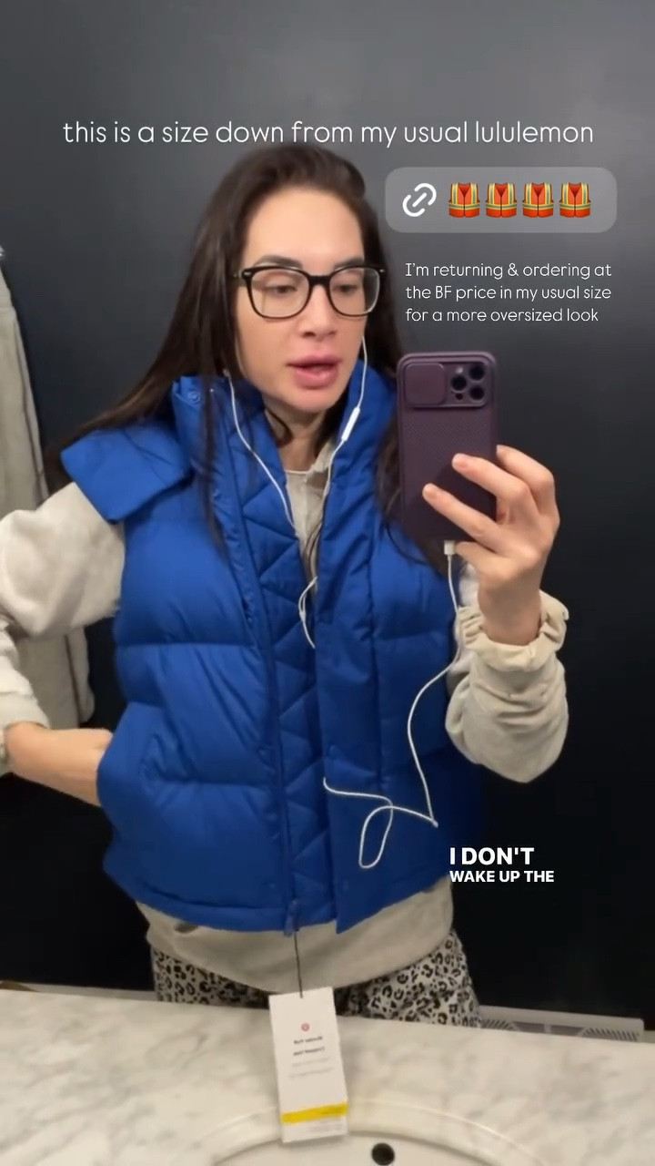 on sale lululemon puff vest in blue 

#LTKSeasonal #LTKSaleAlert