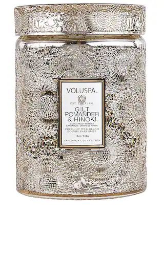 Gilt Pomander & Hinoki Large Jar Candle in Warm & Spicy in Warm & Spiced | Revolve Clothing (Global)